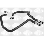 SASIC Kühlerschlauch Wasserschlauch passend für PEUGEOT 306 Schrägheck (7A, 7C, N3, N5) SWH0509