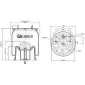 FEBI BILSTEIN Federbalg, Luftfederung FEBI 38828