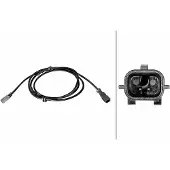 Hella Sensor Raddrehzahl 2-polig Hallsensor 1.802 mm Kabel für u.a. RENAULT WIND
