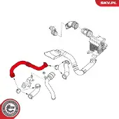ESEN SKV Ladeluftschlauch 43SKV045