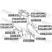FEBEST 1724-8RFLFR Querlenker Unten Vorne Rechts für AUDI A4 Avant (8K5, B8)