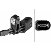 Hella Sensor Raddrehzahl 2-polig Hallsensor für u.a. VW GOLF