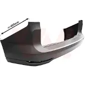 VAN WEZEL Heckstoßstange Stoßfänger Hinten für VW Caddy V Kombi (SBB, SBJ) Caddy V Kastenwagen (SBA, SBH) Caddy V California (SBB, SBJ)