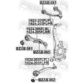 FEBEST 1624-205FLFL Querlenker Vor der Achse Unten passend für MERCEDES-BENZ C-Klasse T-modell (S205)