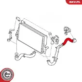 ESEN SKV 24SKV960 Turbo Ladeluftschlauch für FIAT CROMA (194)