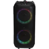 Denver BPS-354 Bluetooth Party Lautsprecher mit LED-Lichteffekten, TWS-Funktion, Schwarz
