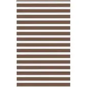 vidaXL Doppelrollo Braun 150x200 cm Stoffbreite 145,9 cm Polyester