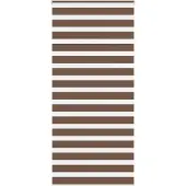vidaXL Doppelrollo Braun 115x230 cm Stoffbreite 110,9 cm Polyester
