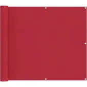 vidaXL Balkonsichtschutz Rot 100 x 200 cm Oxford-Stoff