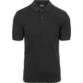 Scotch & Soda Chest Logo Regular-fit Pique Polo Black Größe: L | Poloshirts Outlet | Herren | Schwarz