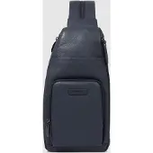 Piquadro Mono Sling Bag Night Blue