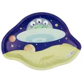 Ergobag Schulranzen-Zubehör Glow In The Dark Klettie Weltall blau