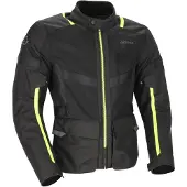 Acerbis Ramsey Vented Long Motorrad Textiljacke, schwarz/gelb, 3XL