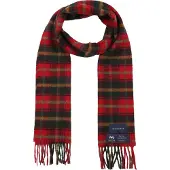 Suitable Herrenschal Kariert Merino Rot