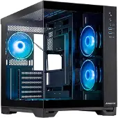 Chieftec Visio GM-30B-TG-OP schwarz Tempered Glass x 2, Cube, PC, Schwarz, ATX, micro ATX, Gaming, Multi
