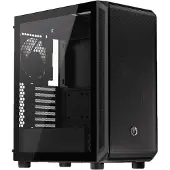 Endorfy EY2A010, Midi Tower, PC, Schwarz, ATX, ITX, micro ATX, Gehärtetes Glas, Gaming