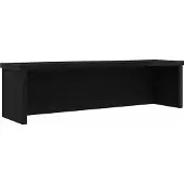 vidaXL Küchenregal Stapelbar Schwarz 60x15x16 cm Holzwerkstoff
