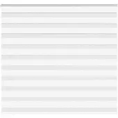 vidaXL Doppelrollo Weiß 165x150 cm Stoffbreite 160,9 cm Polyester