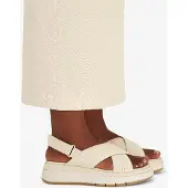 Clarks Sandalen Tuscan mit besonders flexibler und leichter Sohle 1227 Cream Leather 39