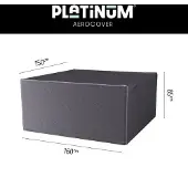 AeroCover Garten Set Abdeckung Anthracite (160 x 150 x 85 cm)