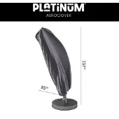 AeroCover Schutzhülle für Ampelschirme 250x85 cm