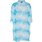 Chiemsee Hemdbluse , Damen, Gr. XXL (50/52), tropical breeze, 100% Viskose, Blusen Hemdbluse