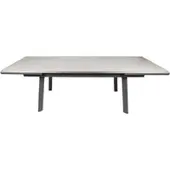 Kölle Ausziehtisch 'Sumba', grau, ca. 200-260 x 100 x H75 cm