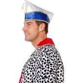 Metamorph Narrenkappe blau-weiss - Karnevalsmütze für Fasching