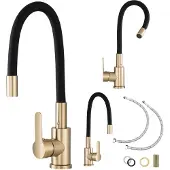 Granitan | GRADO PLUS - Küchenarmatur - Flexibler Auslauf - Gold - praktische Küchenlösungen