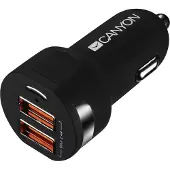 Canyon CNE-CCA04B, Auto, Zigarettenanzünder, 5 V, Schwarz
