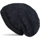StyleBREAKER Strickmütze "Chenille Beanie Mütze mit Flecht Muster" 1 Stk.
