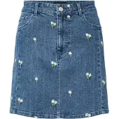 Pieces Pcflora Hw Kurzer Jeansrock | Blau | XL