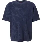 BOSS für Herren. 50559227 Blumen-T-Shirt marineblau (XL), Lässig, Baumwolle, Kurzarm