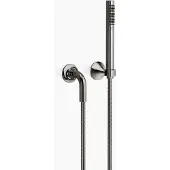Dornbracht VAIA Schlauchbrausegarnitur mit Einzelrosetten, flowReduce-Funktion, 27808809-190010, Farbe: Dark Chrome