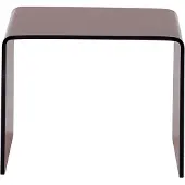 Vente-unique Nachttisch Suzana Transparent Braun 50 cm
