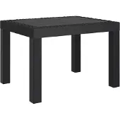 Syfax Gartentisch Anthrazit 59x47x40 cm PP