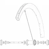 Mavic Kit 10 Front/rear Cosmic Pro Carbon Ust Speichen