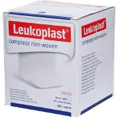 Leukoplast compress non-woven 10x10cm ste.4f 100 St Kompressen