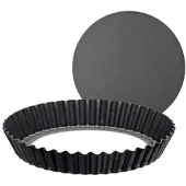 Tramontina Quiche- und Tortenform Brasil Schwarz 24 cm