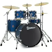 Premier Revolution 22" 5er-Schlagzeug-Bundle Blue Stardust