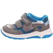 Superfit Sneakers "Cooper" in Grau/ Weiß/ Blau | Gr.: 22