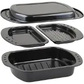 CHG Urban Ovenform Set BBQ 4 teilig emailliert