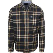 Superdry für Herren. M4011047A Holzfällerhemd navy (L), Lässig, Baumwolle, Langarm, Marine
