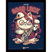 Pyramid Ilustrata Lucky Cat Framed 30x40
