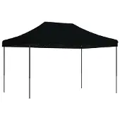 Syfax Partyzelt Faltbar Pop-Up Schwarz 440x292x315 cm