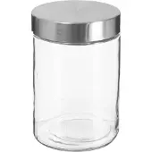 5 Five 5five Simply Smart Einmachglas Nixo, Vorratsglas, Glas, Edelstahl, Transparent, 1.2 L, 135297