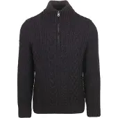 Superdry Half Zip Pullover Jacob Cable Navy