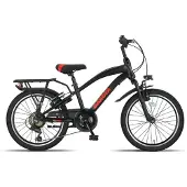 Altec Dakota MTB 20 Zoll Jungen 7G Felgenbremse Schwarz