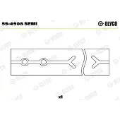 GLYCO Pleuelbuchse 55-4908 SEMI für RENAULT TRUCKS Kerax