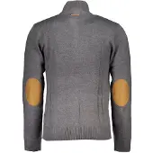 Gianmarco Venturi Grauer Baumwoll-Pullover